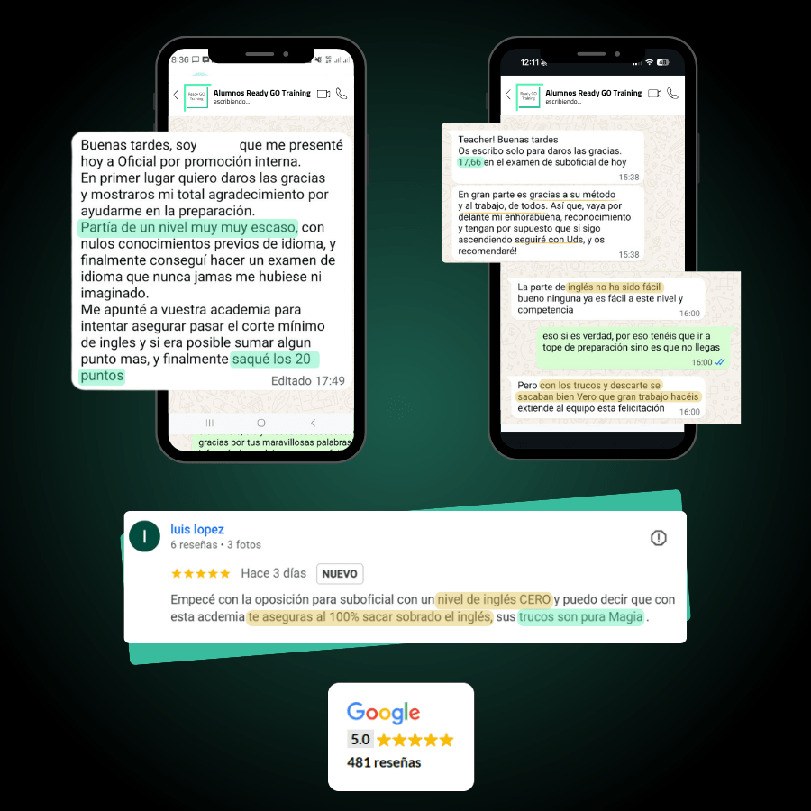 Curso Inglés Entrenamiento completo para ascenso a Cabo Guardia Civil (suscripción) - Imagen 6